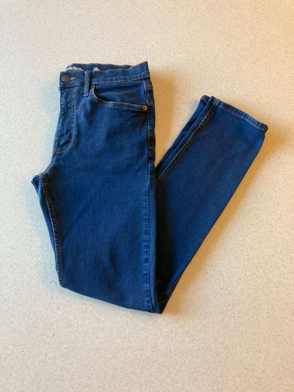 Goodfellow & Co Slim Total Flex Jeans Women Size 32Wx34L Deep Blue